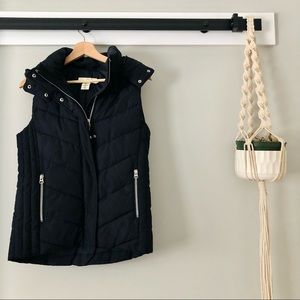 Navy Puffy Vest